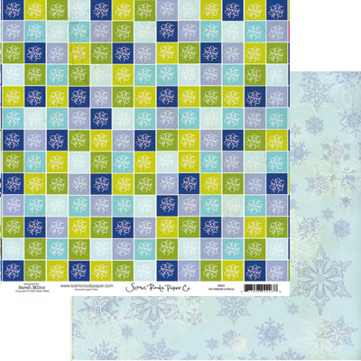 Scenic Route - Belleville Ice Blocks 12x12 double sided cardstock  (pack of 10)